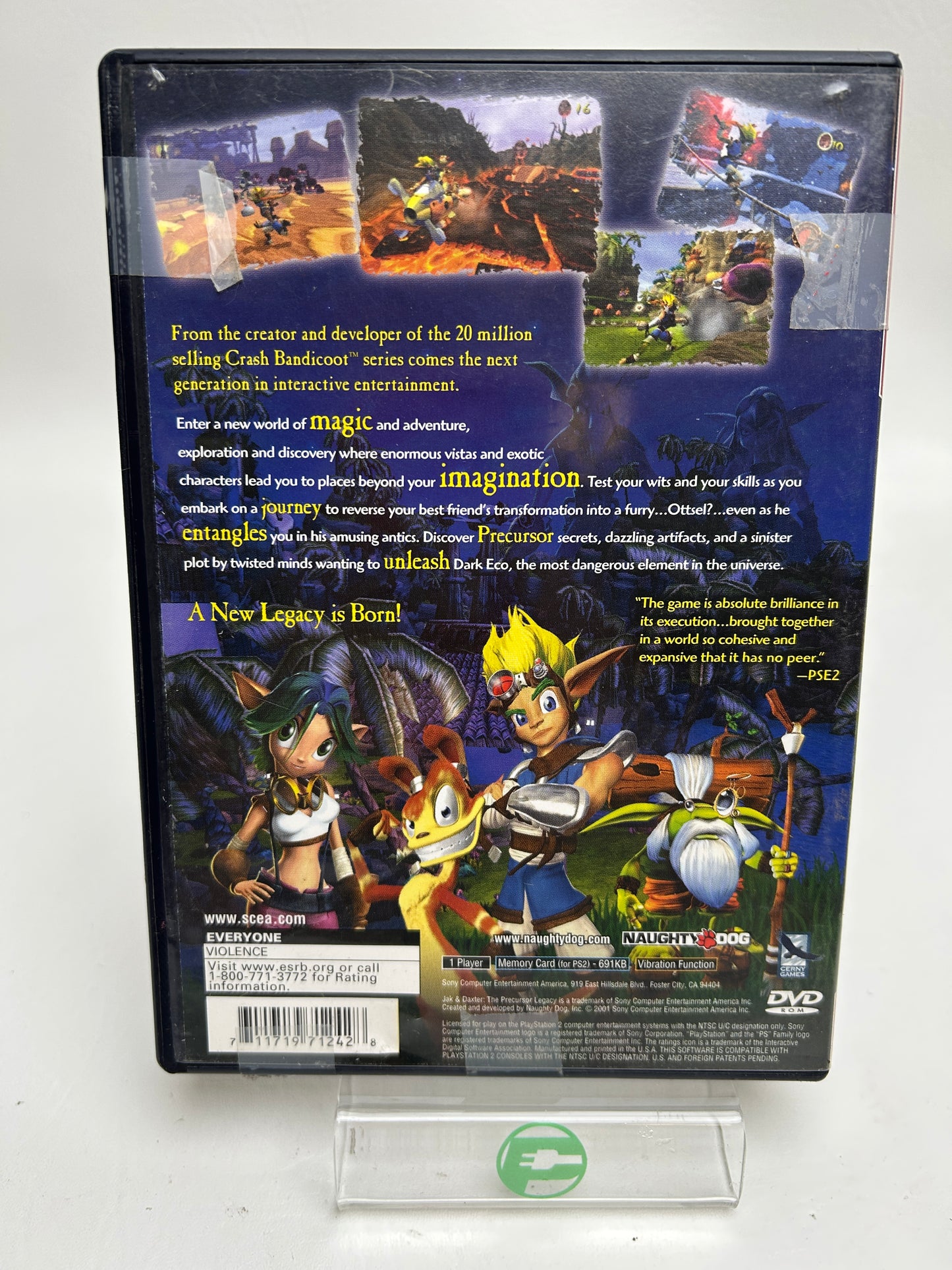 Jak and Daxter The Precursor Legacy (Sony PlayStation 2 PS2, 2001)