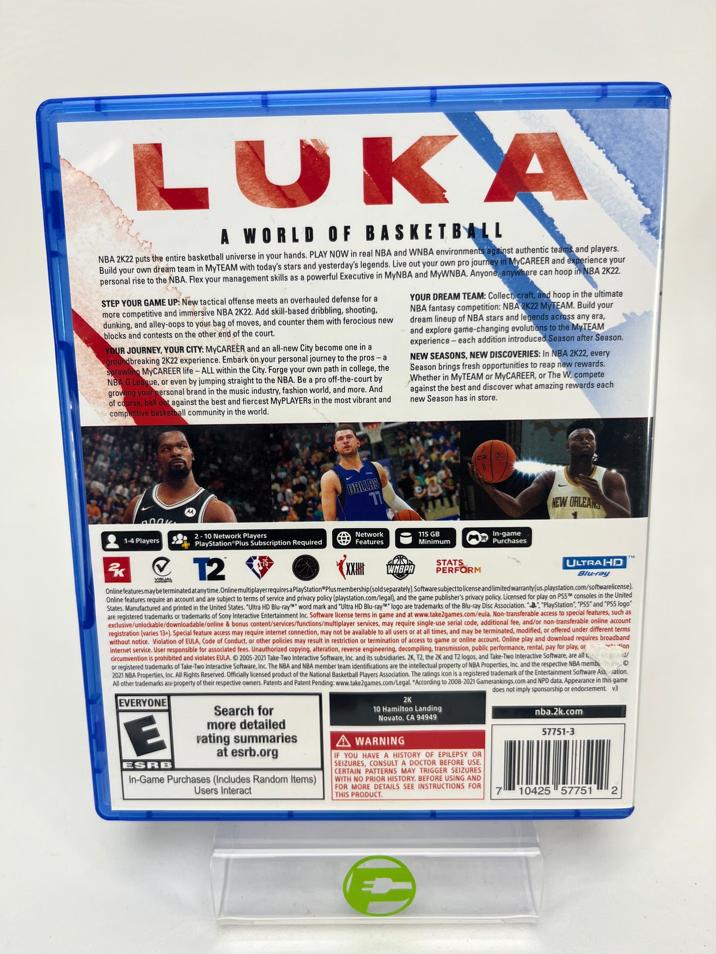 NBA 2K22 (Sony PlayStation 5 PS5, 2021)