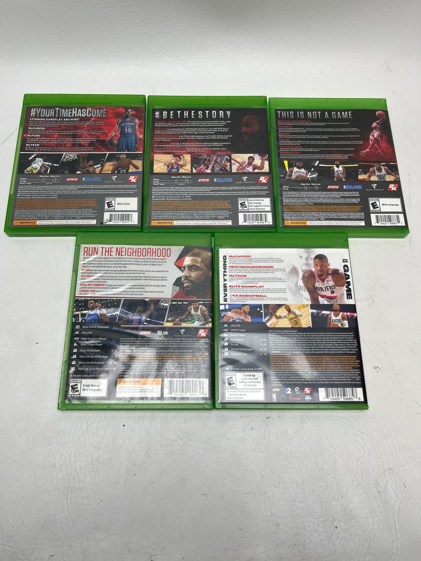 Lot of 5 Games Microsoft Original Xbox