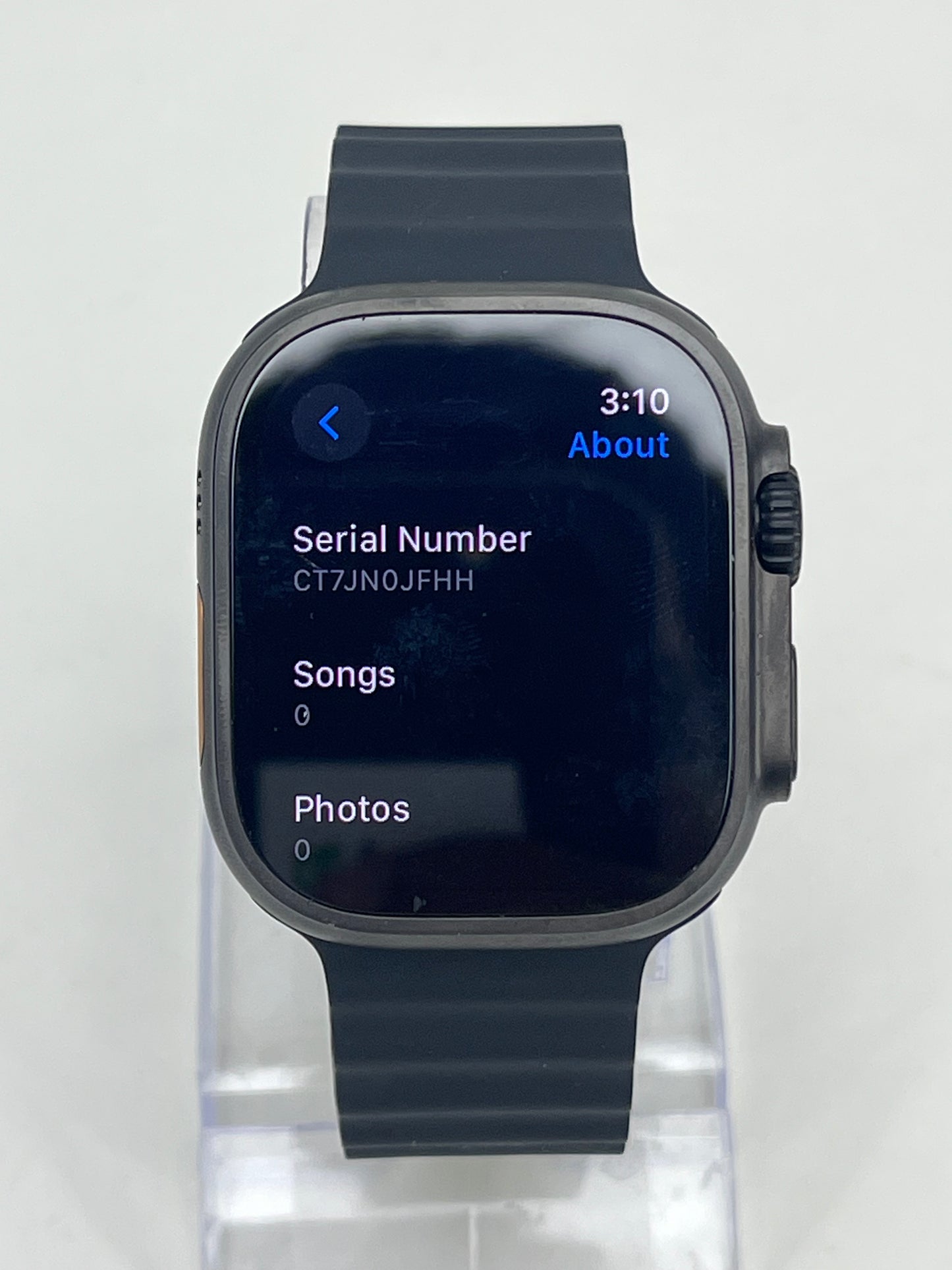 Unlocked Apple Watch Ultra 2 49MM Black Titanium Black Ocean Band  MX4P3LW/A