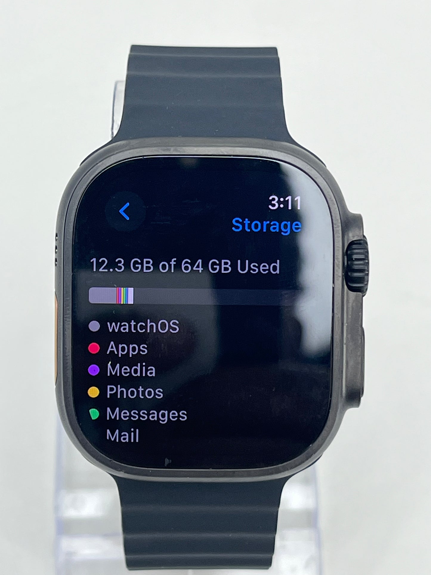 Unlocked Apple Watch Ultra 2 49MM Black Titanium Black Ocean Band  MX4P3LW/A