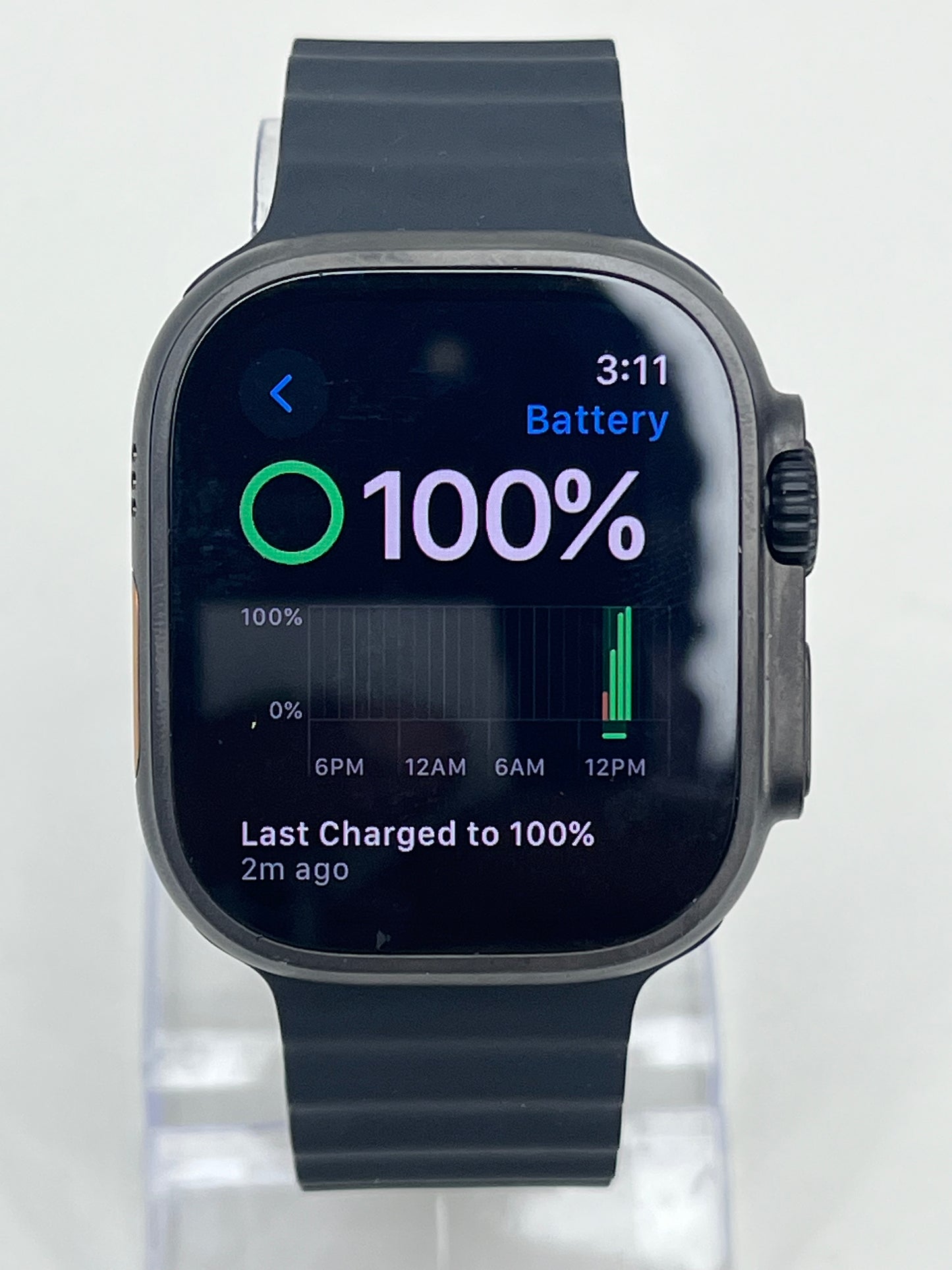 Unlocked Apple Watch Ultra 2 49MM Black Titanium Black Ocean Band  MX4P3LW/A