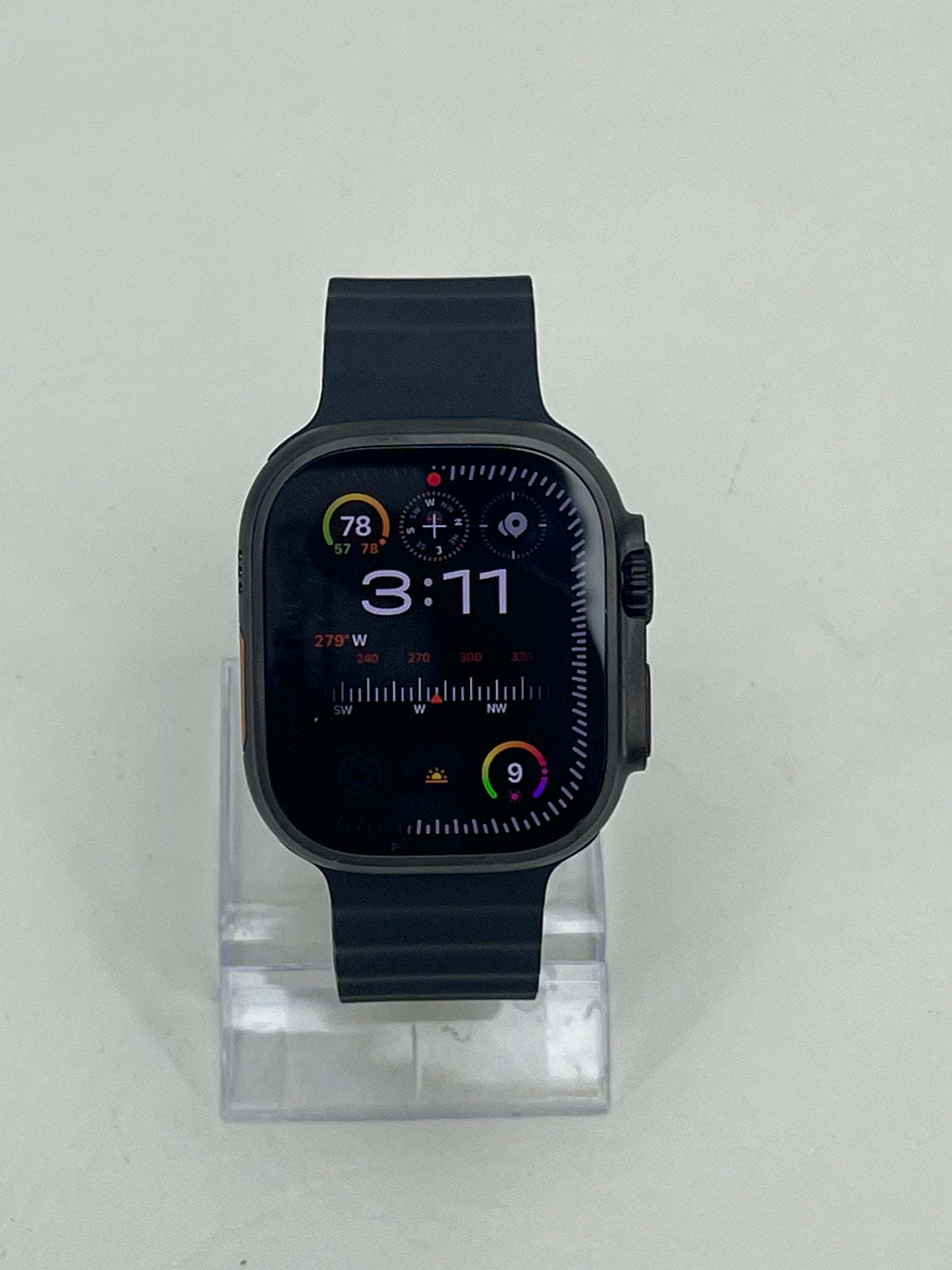 Unlocked Apple Watch Ultra 2 49MM Black Titanium Black Ocean Band  MX4P3LW/A