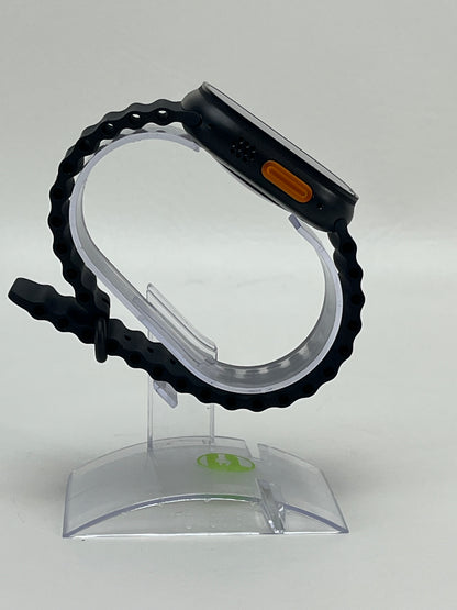 Unlocked Apple Watch Ultra 2 49MM Black Titanium Black Ocean Band  MX4P3LW/A