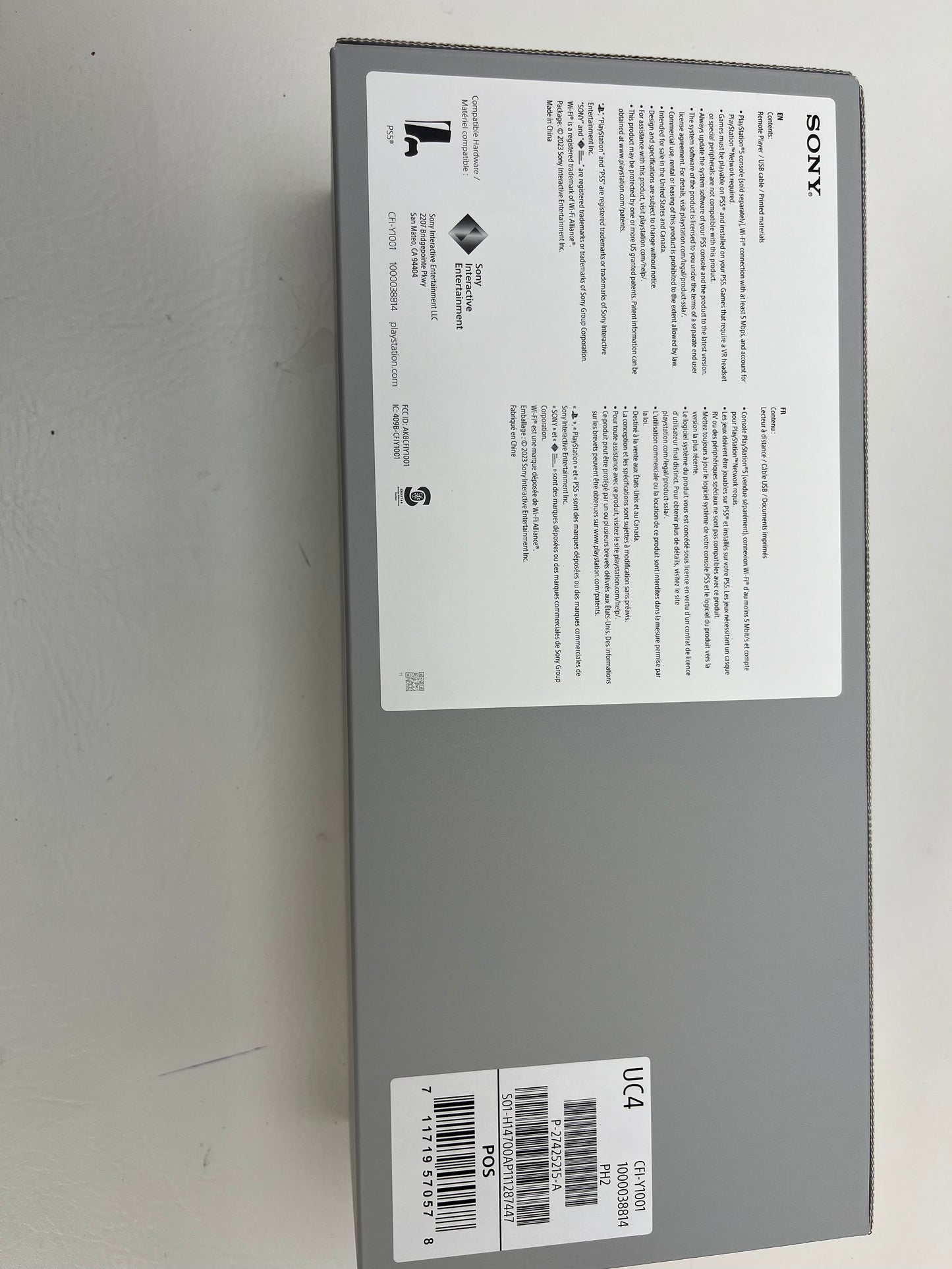 Sony PlayStation Portal CFI‑Y1001 Handheld Game System White PS5