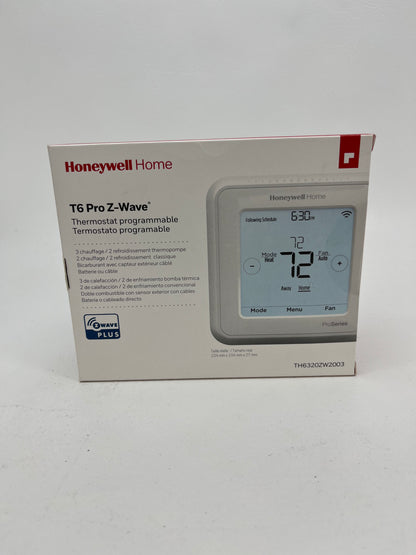 Honeywell Home T6 Pro Z-Wave Programmable Thermostat TH6320ZW2003
