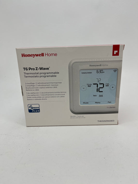 Honeywell Home T6 Pro Z-Wave Programmable Thermostat TH6320ZW2003