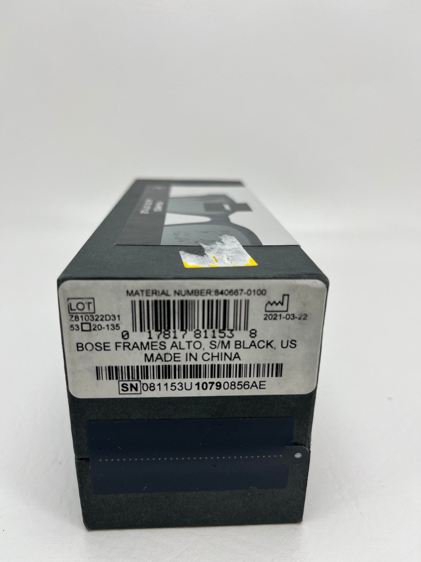 New Bose 840667-0100 Frames Alto Audio Smart Sunglasses - Black