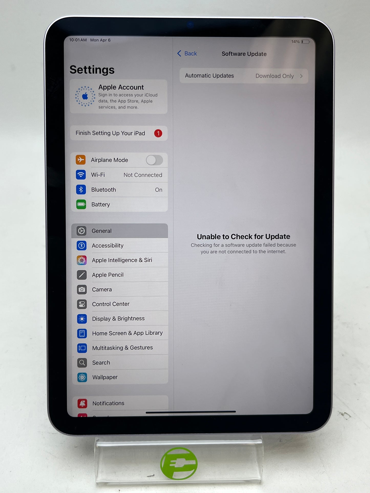 WiFi Only Apple iPad mini (A17 Pro) 512GB Space Gray MXN93LL/A