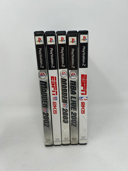 Lot of 5 Games Sony PlayStation 2 PS2 