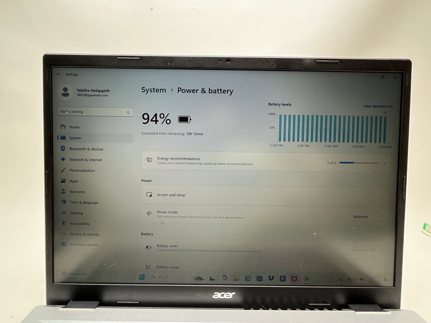Acer Aspire go 14 AG14-21P 14" Ryzen 3 7320U 2.4GHz 8GB RAM 128GB SSD
