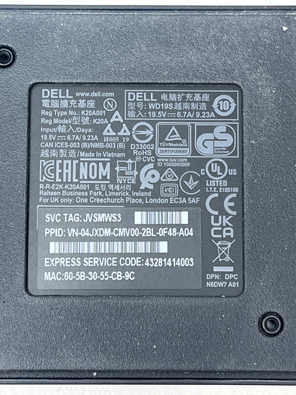 New Dell WD19S 130W Docking Station