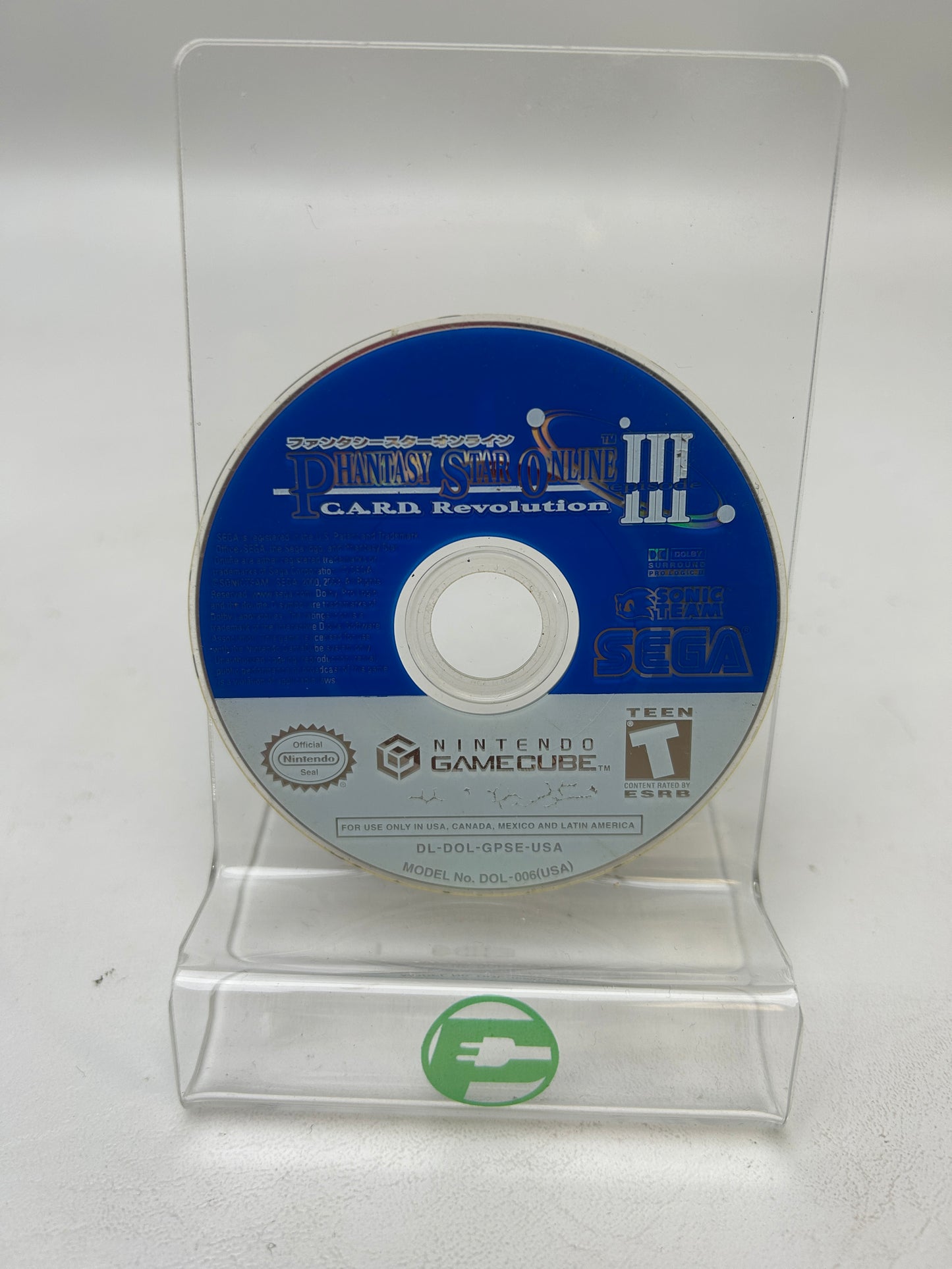 Phantasy Star Online III Card Revolution (Nintendo GameCube, 2004)