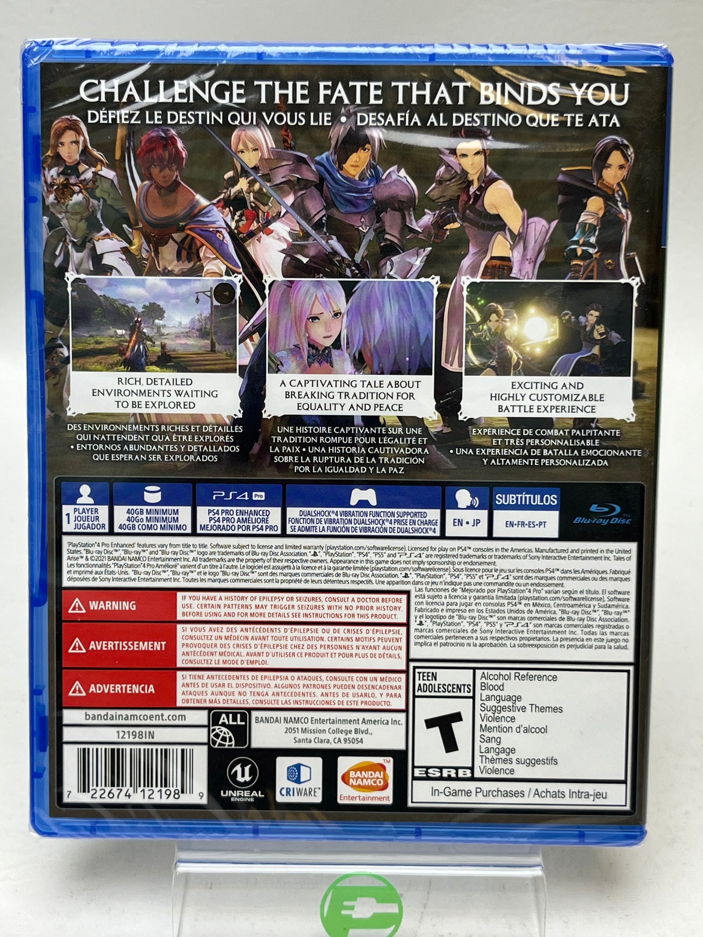 New Tales of Arise (Sony PlayStation 4 PS4, 2021)