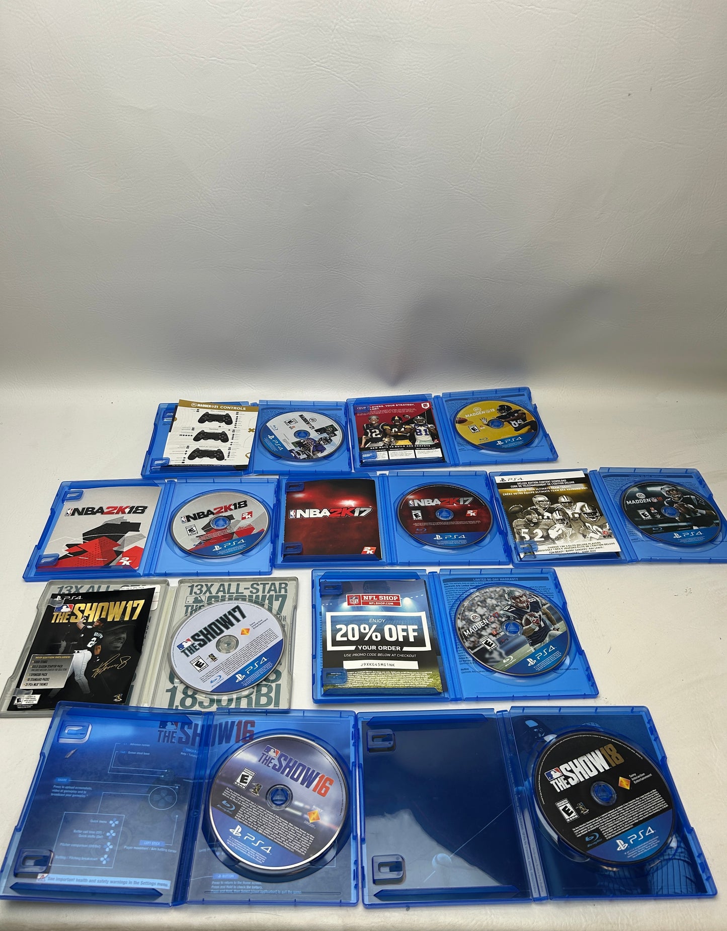 Lot of 9 Games Sony PlayStation 4 PS4