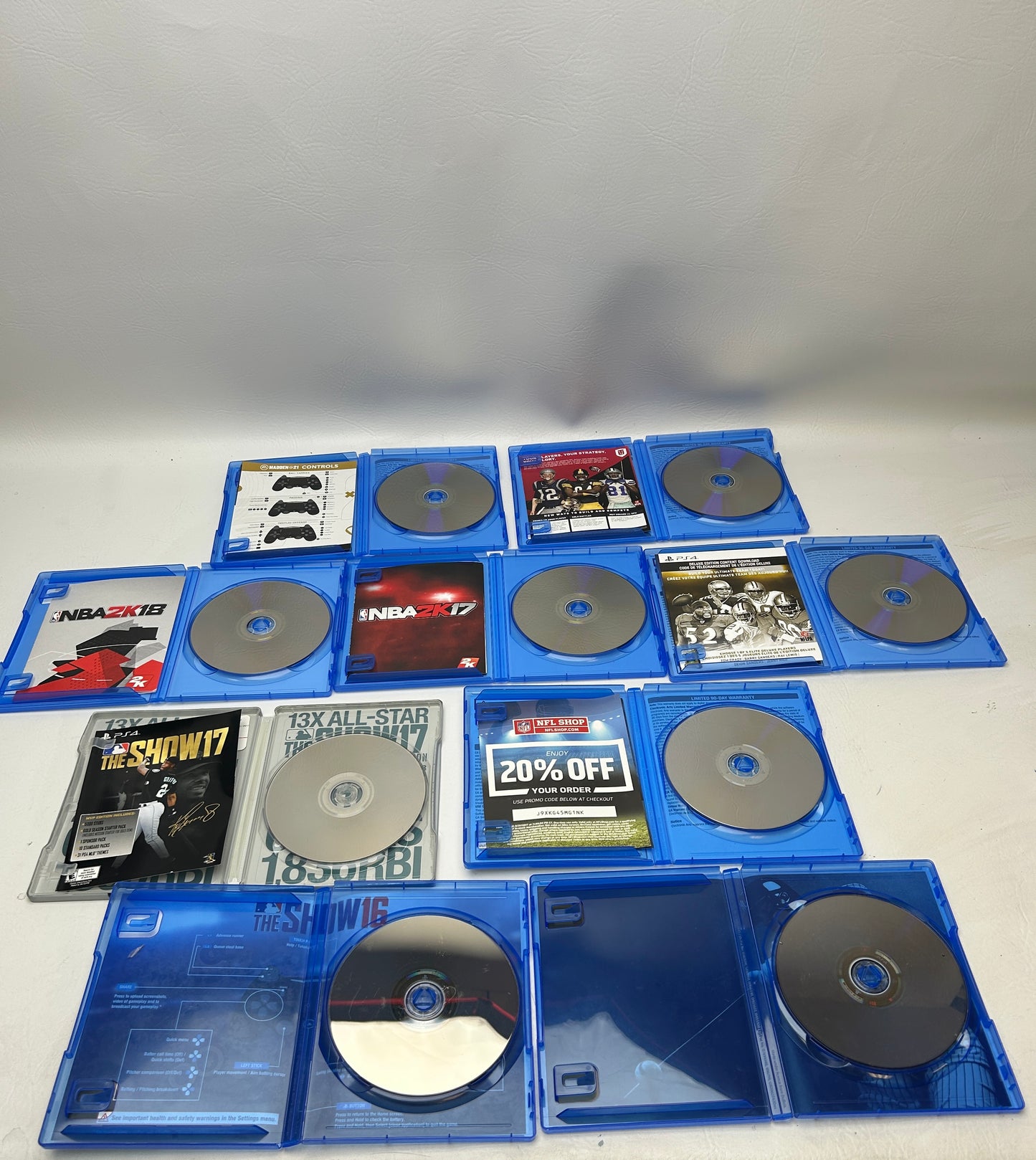 Lot of 9 Games Sony PlayStation 4 PS4