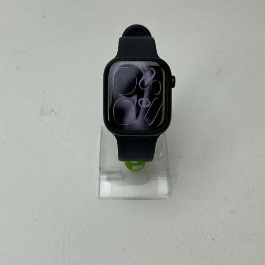 Unlocked Apple Watch Series 10 46MM Jet Black Aluminum Black Sport Band MWY43LW/A