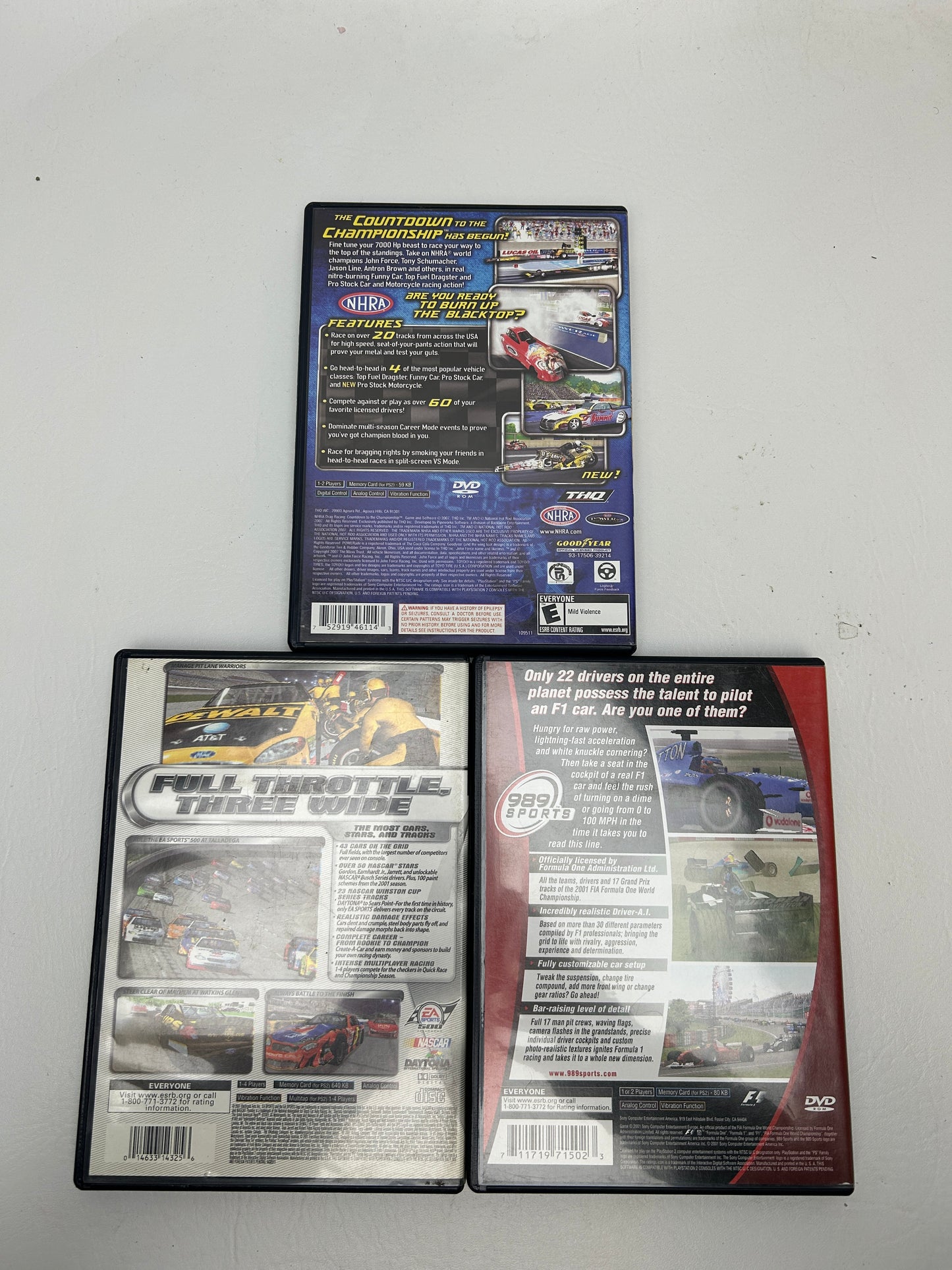 Lot of 3 Games Sony PlayStation 2 PS2