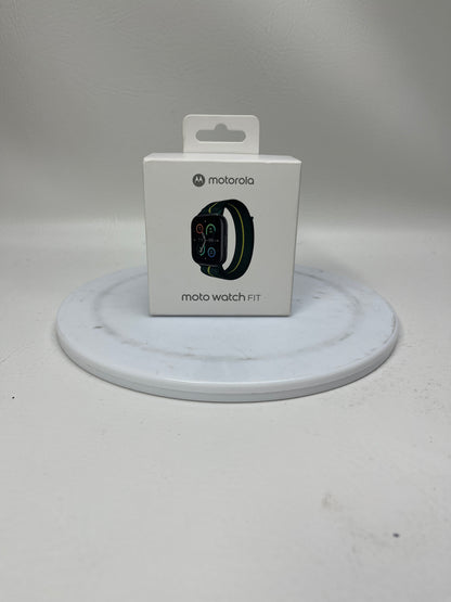 New Motorola Moto Watch Fit 22mm Activity Tracker Smartwatch XT2541-1