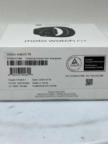 New Motorola Moto Watch Fit 22mm Activity Tracker Smartwatch XT2541-1