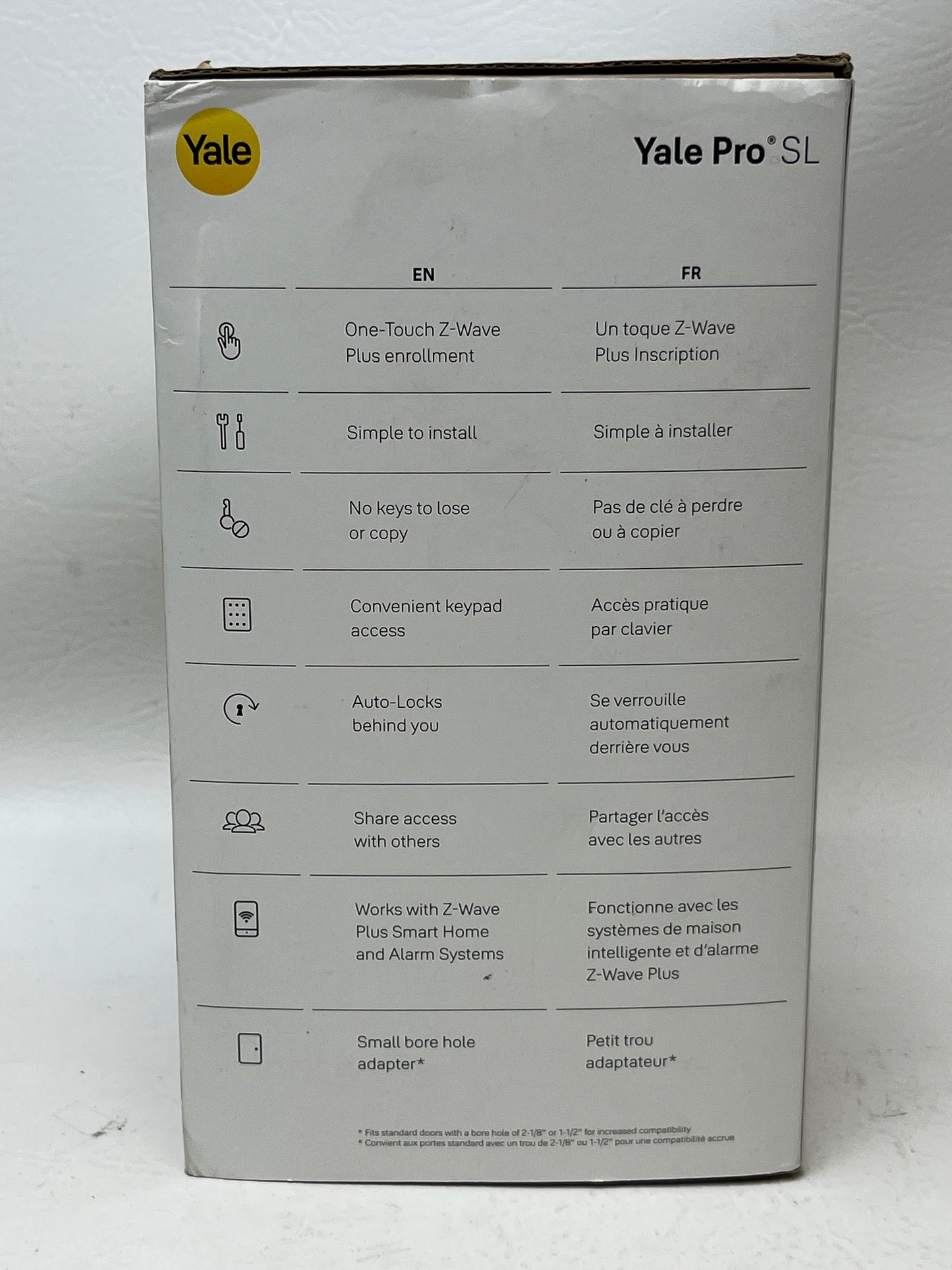 New Yale Pro SL Pushbutton Deadbolt Z-Wave Lock- Satin Nickel YRD136-ZW2-619