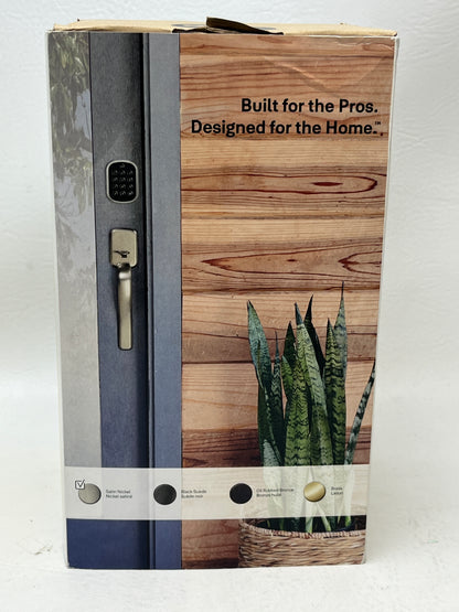New Yale Pro SL Pushbutton Deadbolt Z-Wave Lock- Satin Nickel YRD136-ZW2-619