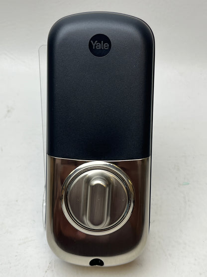 New Yale Pro SL Pushbutton Deadbolt Z-Wave Lock- Satin Nickel YRD136-ZW2-619