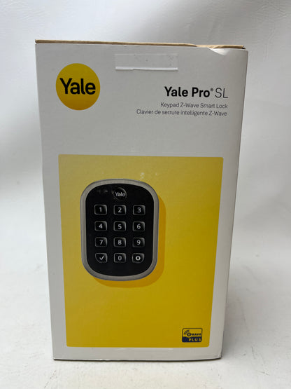 Yale Pro SL Pushbutton Deadbolt Z-Wave Lock Satin Nickel YRD136-ZW2-619