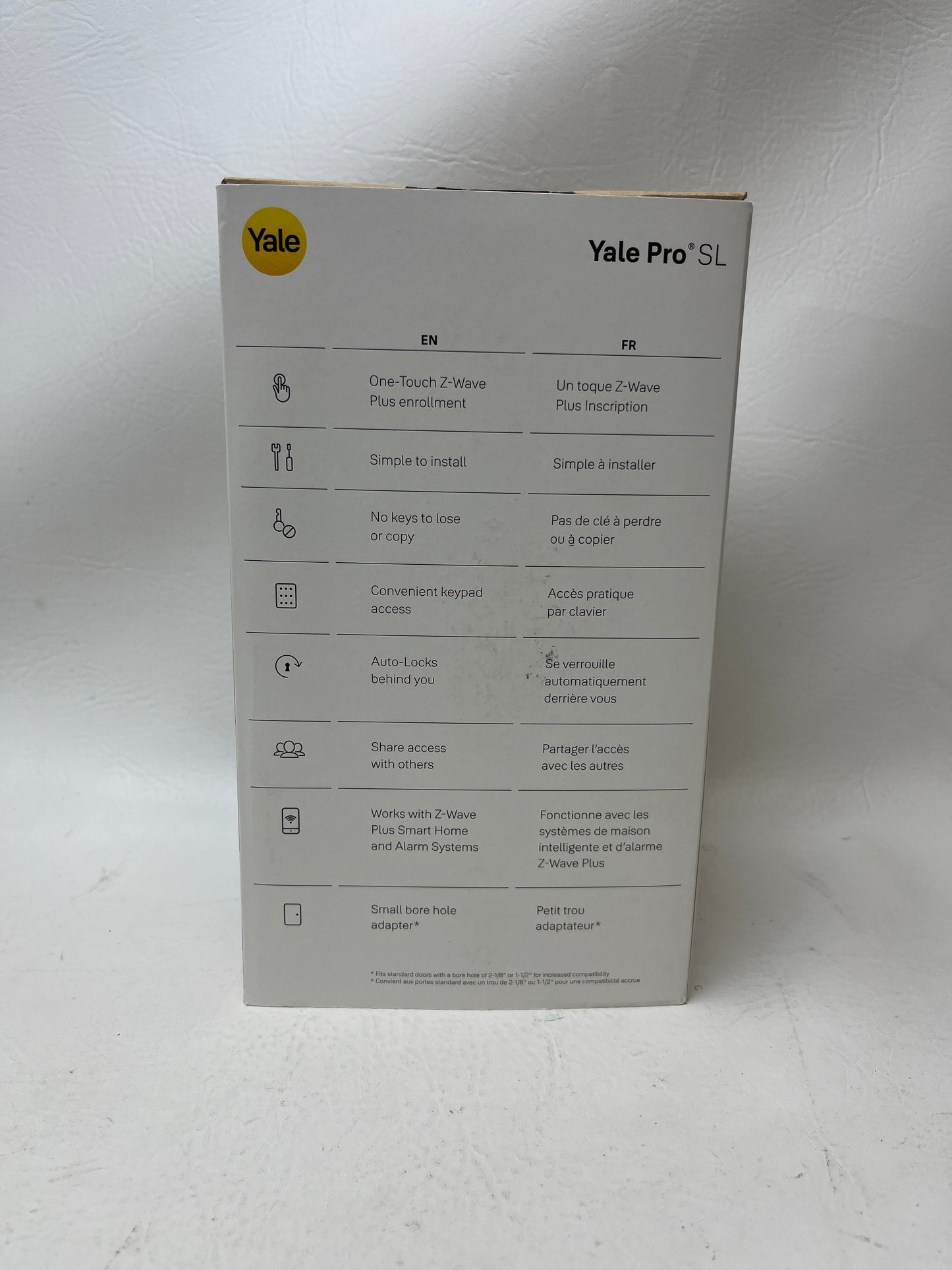 Yale Pro SL Pushbutton Deadbolt Z-Wave Lock Satin Nickel YRD136-ZW2-619