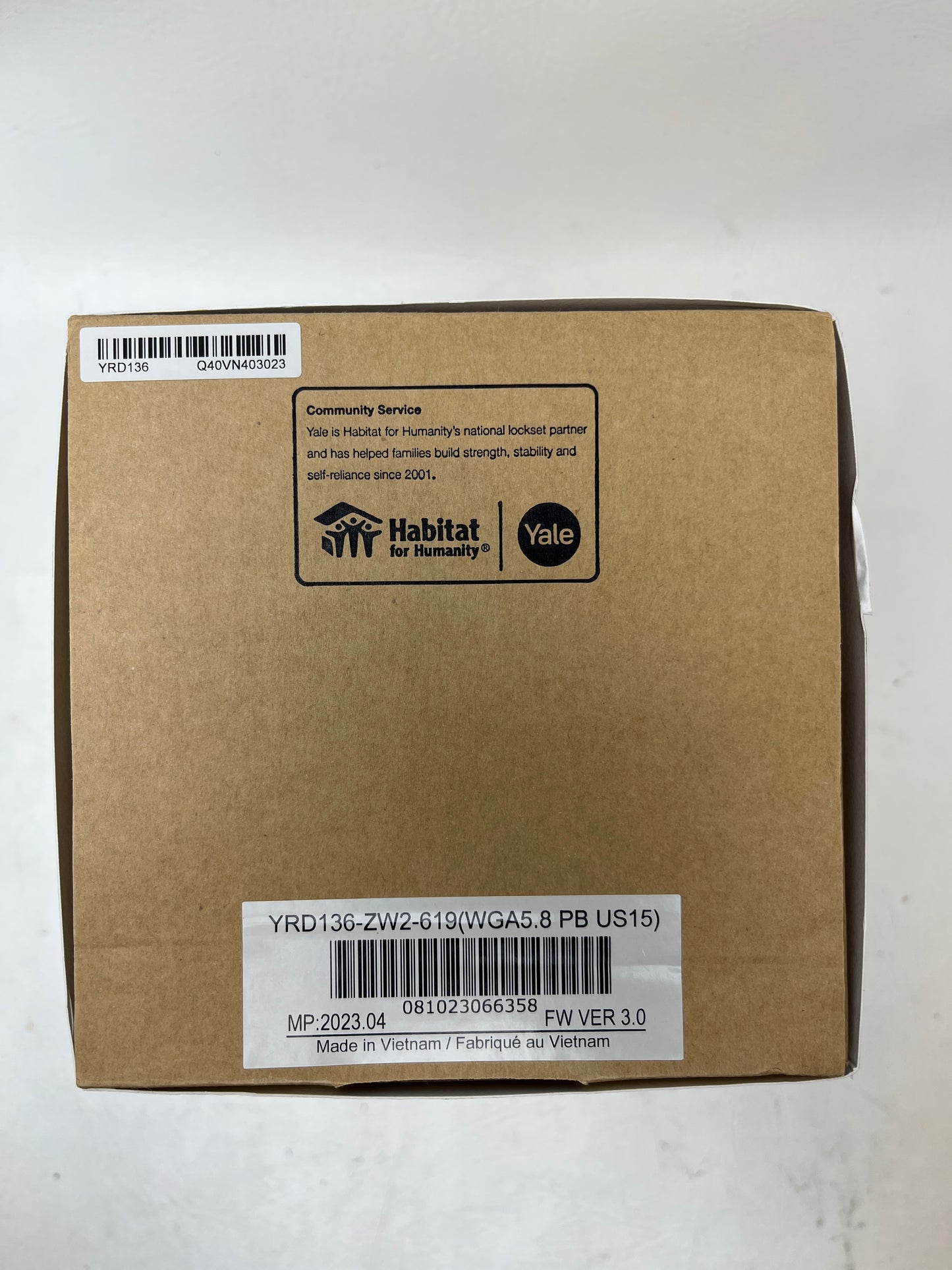 Yale Pro SL Pushbutton Deadbolt Z-Wave Lock Satin Nickel YRD136-ZW2-619