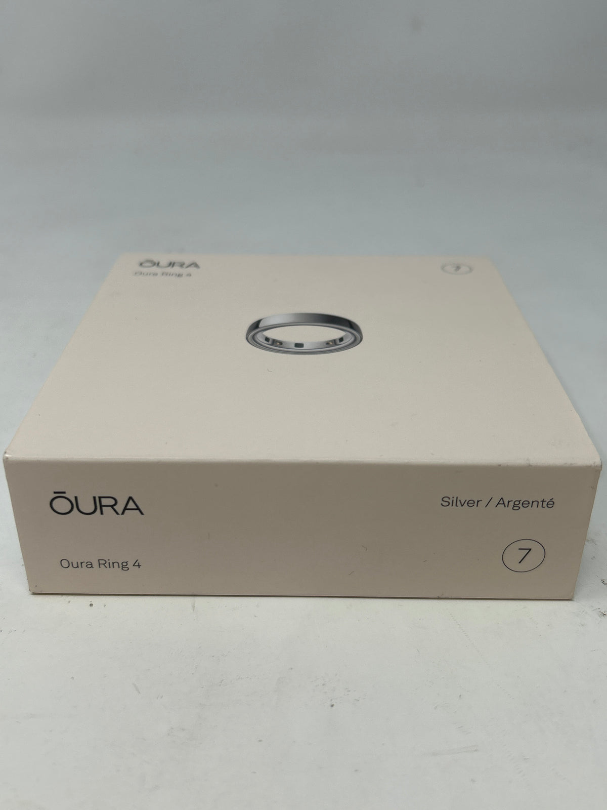 Oura Ring 4 Size 7 Activity Tracker Silver JZ90-54217-07 