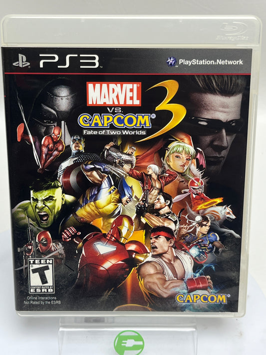 Marvel Vs. Capcom 3: Fate of Two Worlds (Sony PlayStation 3 PS3, 2011)