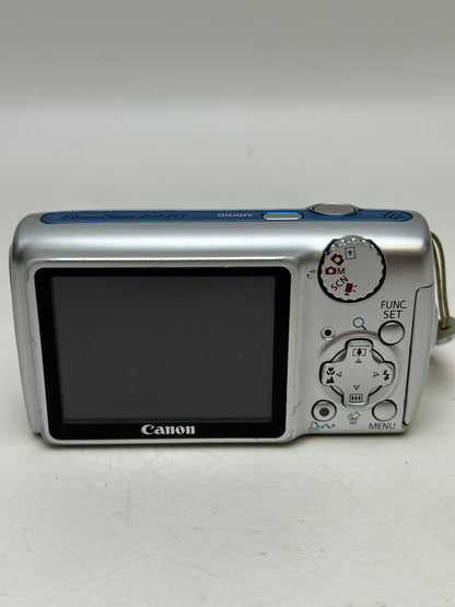 Canon PowerShot A470 7.1MP Digital Camera 3.4x Optical Zoom Blue