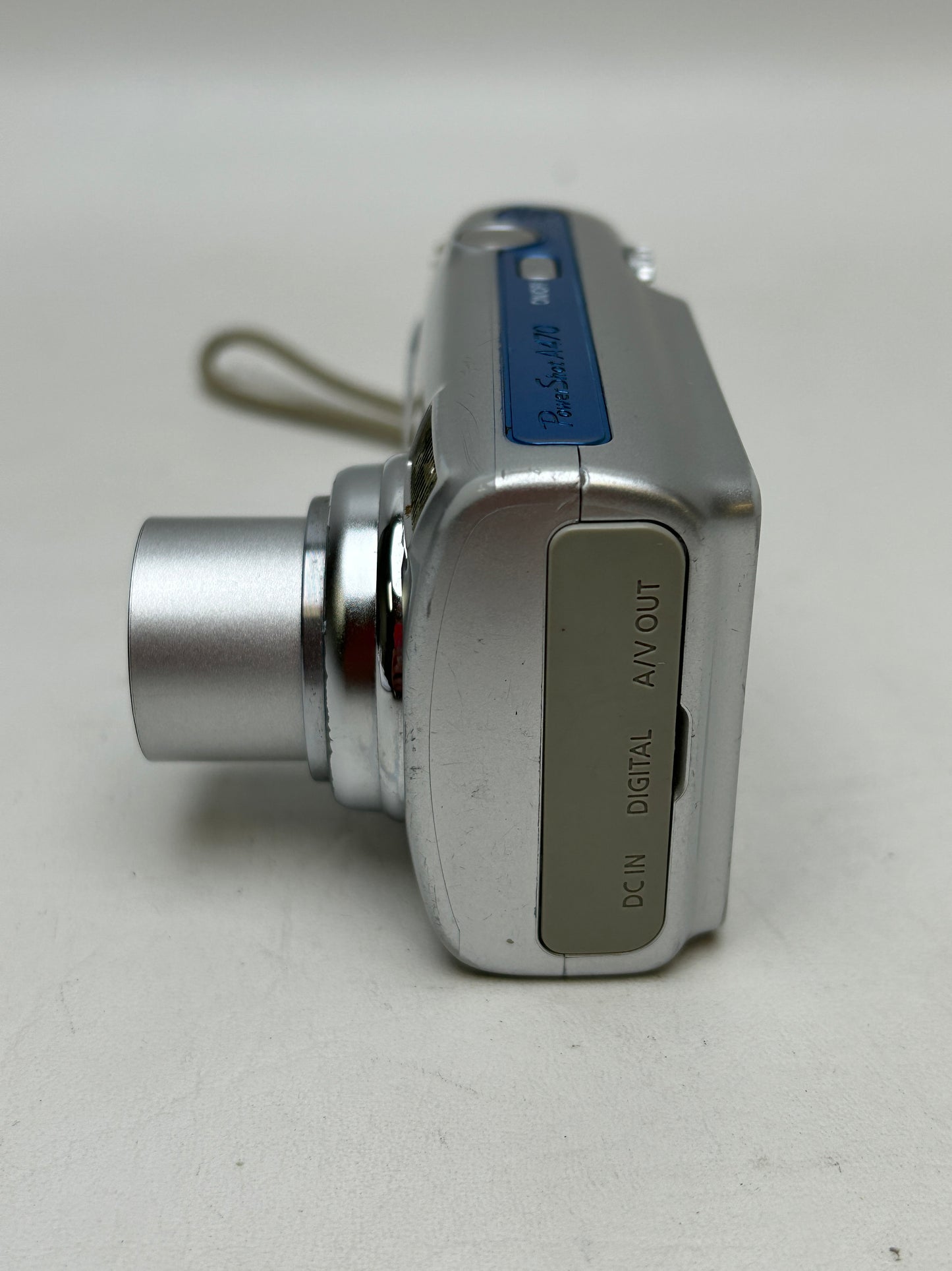 Canon PowerShot A470 7.1MP Digital Camera 3.4x Optical Zoom Blue