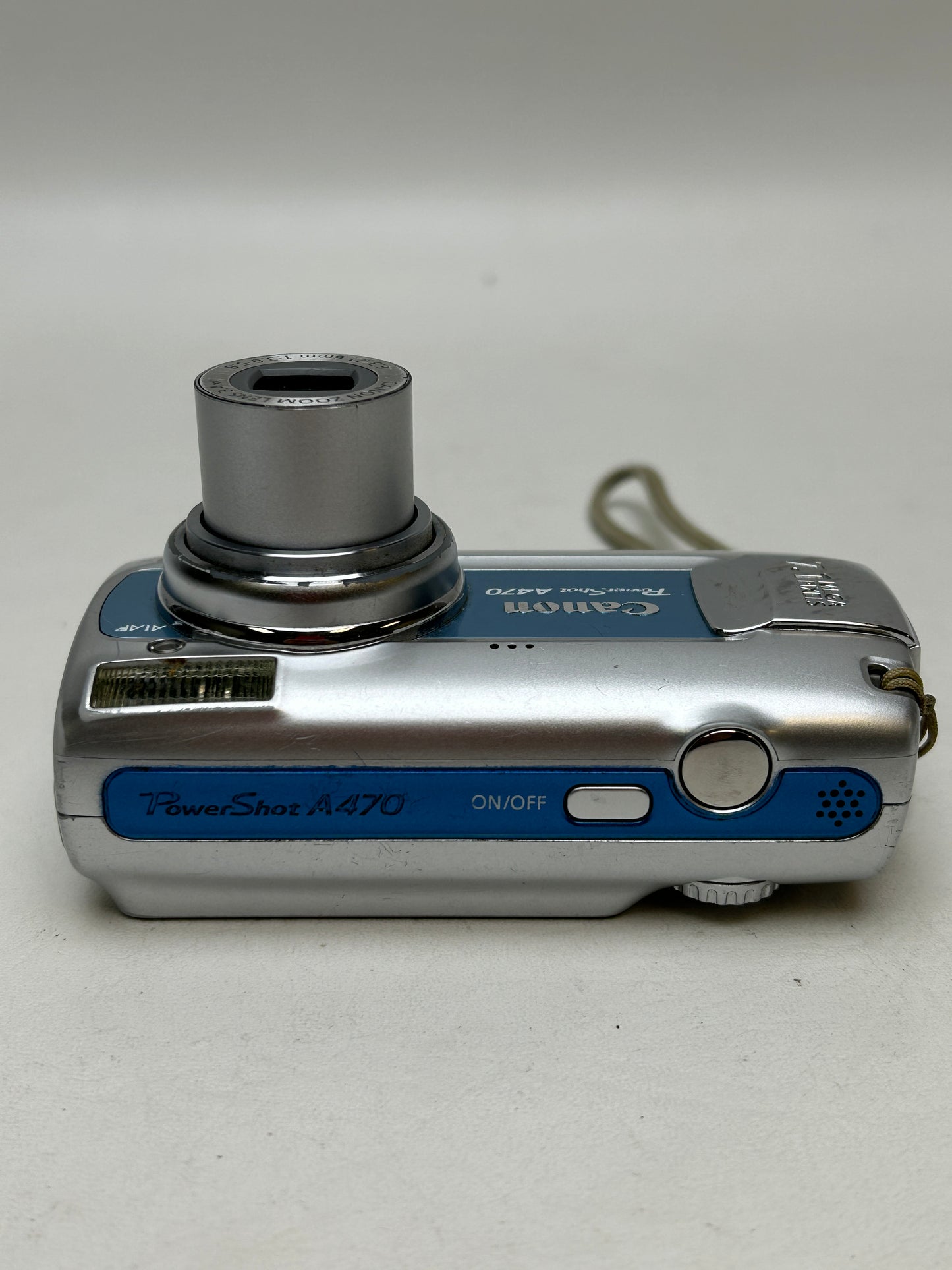 Canon PowerShot A470 7.1MP Digital Camera 3.4x Optical Zoom Blue
