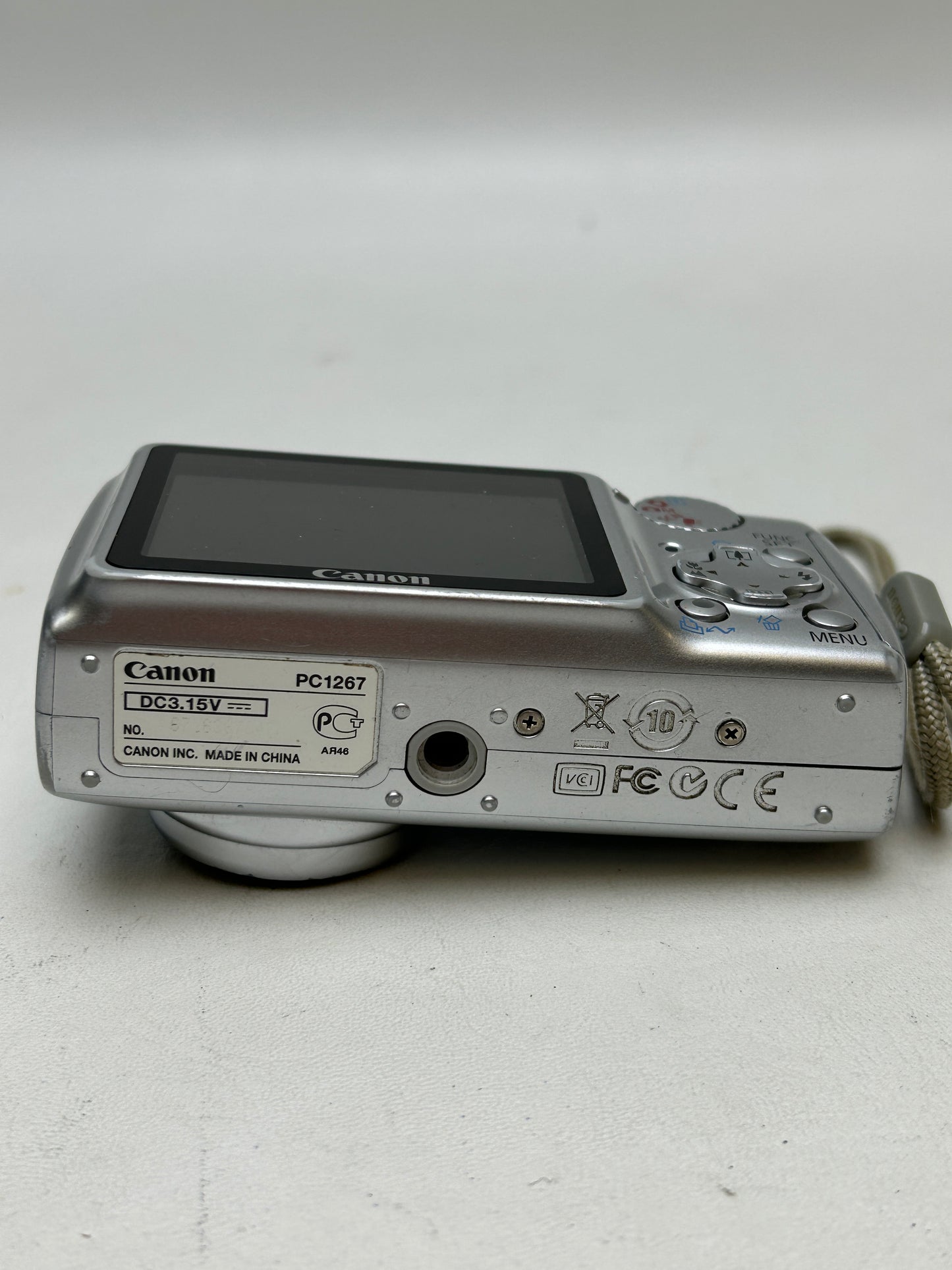 Canon PowerShot A470 7.1MP Digital Camera 3.4x Optical Zoom Blue