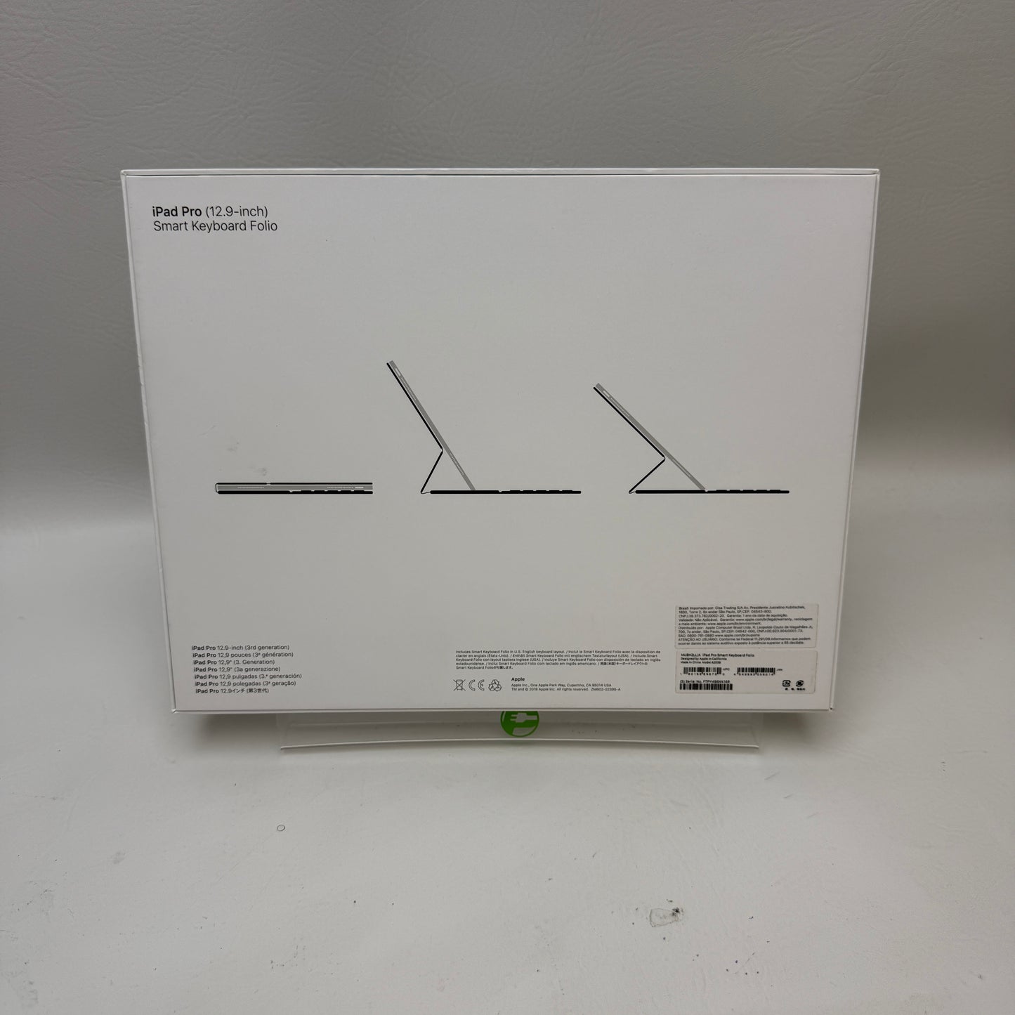 Apple Magic Keyboard for iPad Pro 12.9" Keyboard Folio Case Black MU8H2LL/A