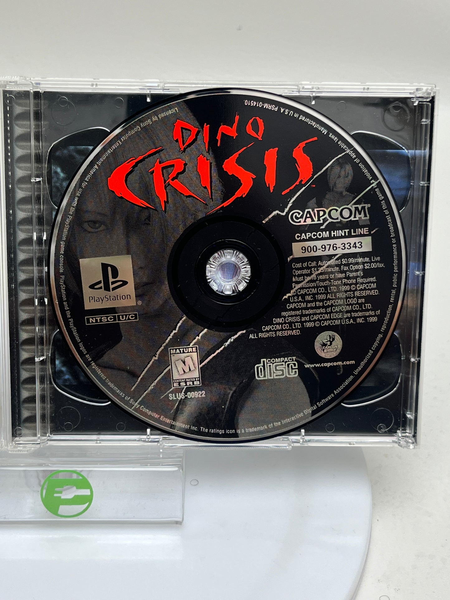 Dino Crisis [2 Disc Edition] (Sony PlayStation 1 PS1, 1999)