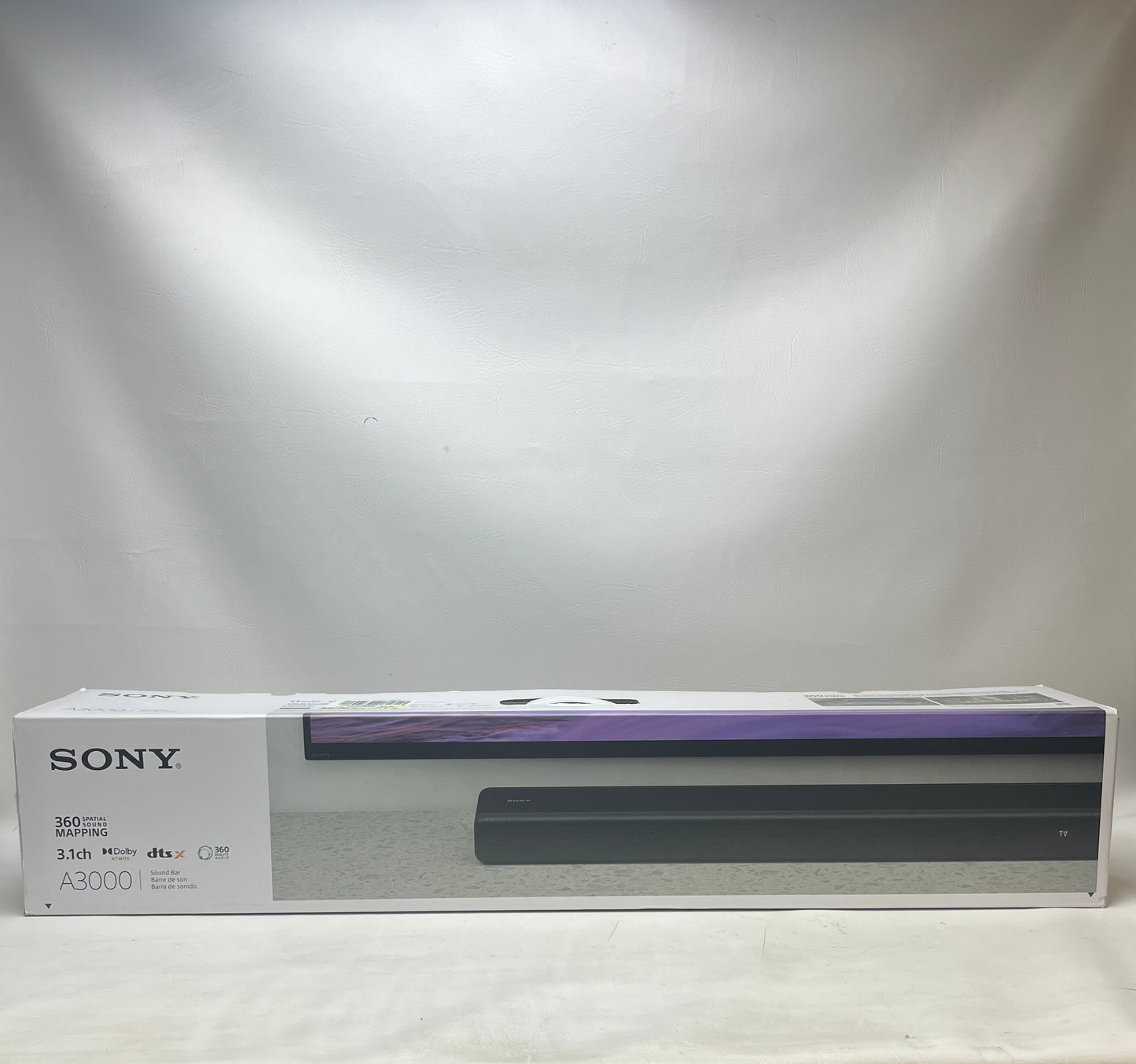 New Sony HT-A3000 3.1ch Dolby Atmos Soundbar Black 360 Spatial Sound