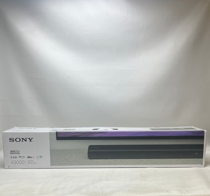 New Sony HT-A3000 3.1ch Dolby Atmos Soundbar Black 360 Spatial Sound