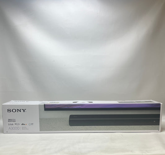 New Sony HT-A3000 3.1ch Dolby Atmos Soundbar Black 360 Spatial Sound
