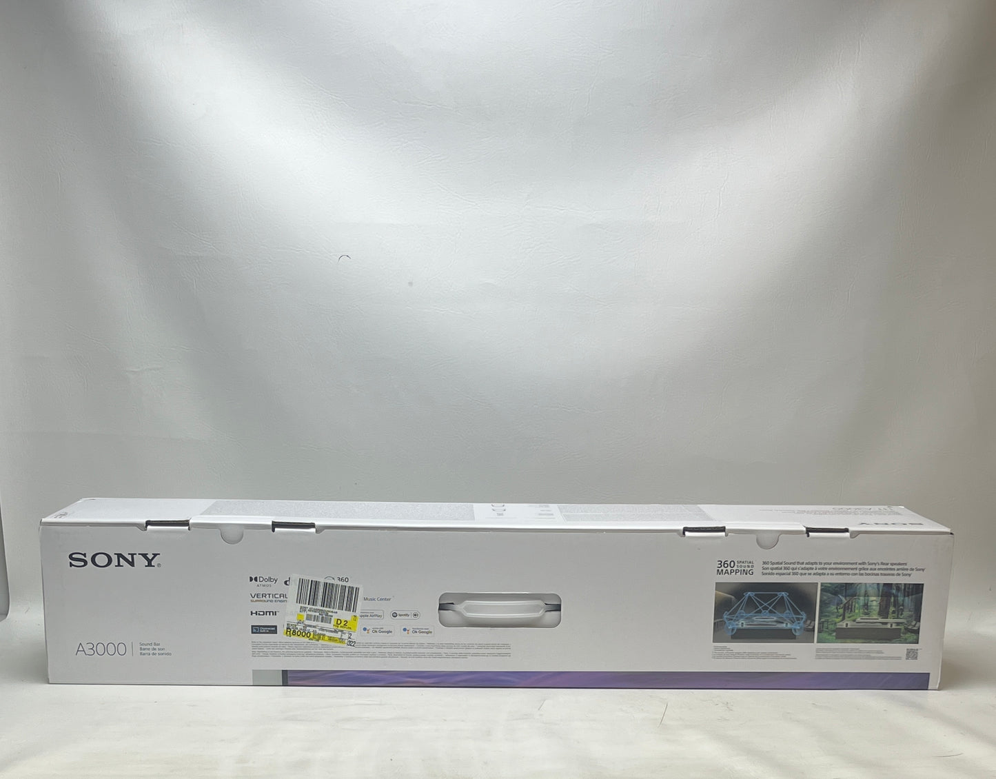 New Sony HT-A3000 3.1ch Dolby Atmos Soundbar Black 360 Spatial Sound