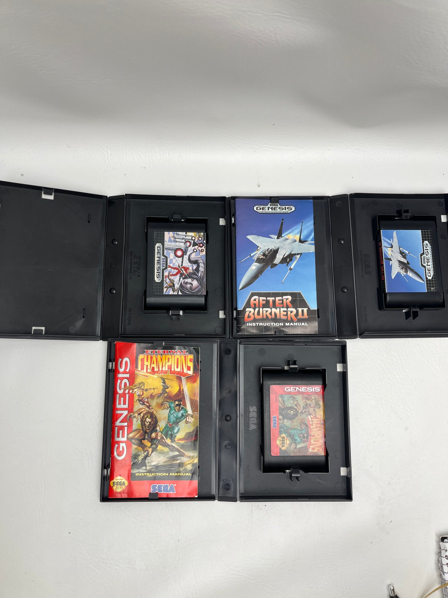 Lot of 3 Games Sega Genesis Space Harrier II,After Burner II,Eternal Champions