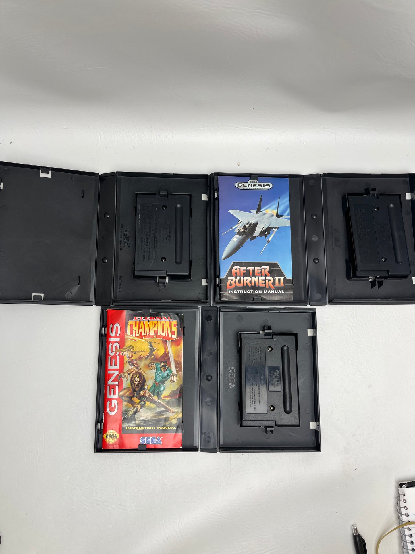 Lot of 3 Games Sega Genesis Space Harrier II,After Burner II,Eternal Champions