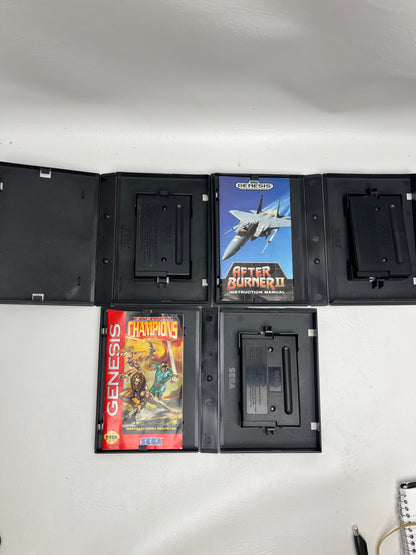Lot of 3 Games Sega Genesis Space Harrier II,After Burner II,Eternal Champions