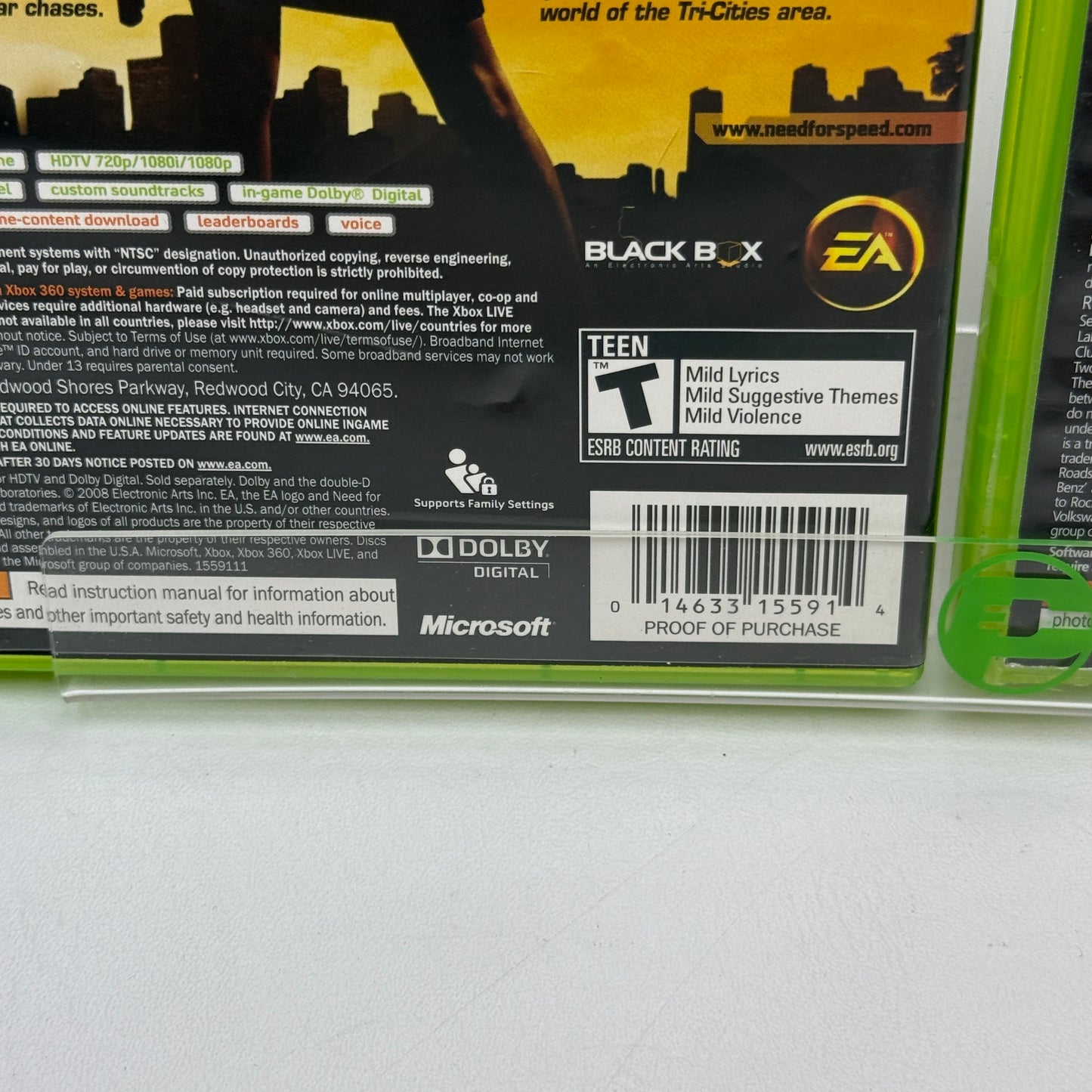 Lot of 2 Games Microsoft Xbox 360 