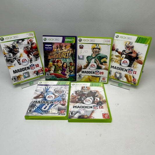 Lot of 6 Games Microsoft Xbox 360 