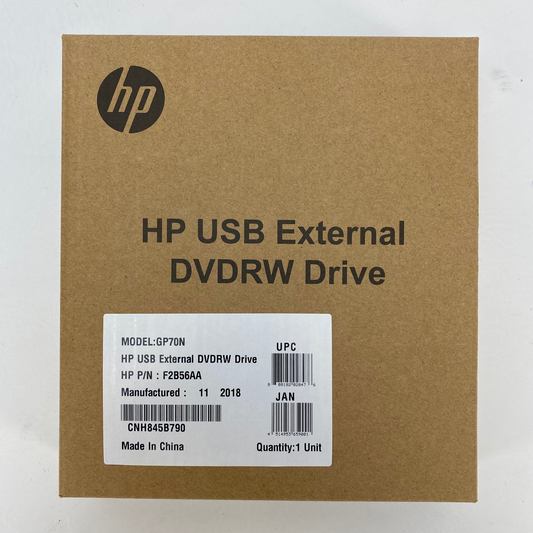 New HP USB External Drive DVDRW  External Drive F2B56AA