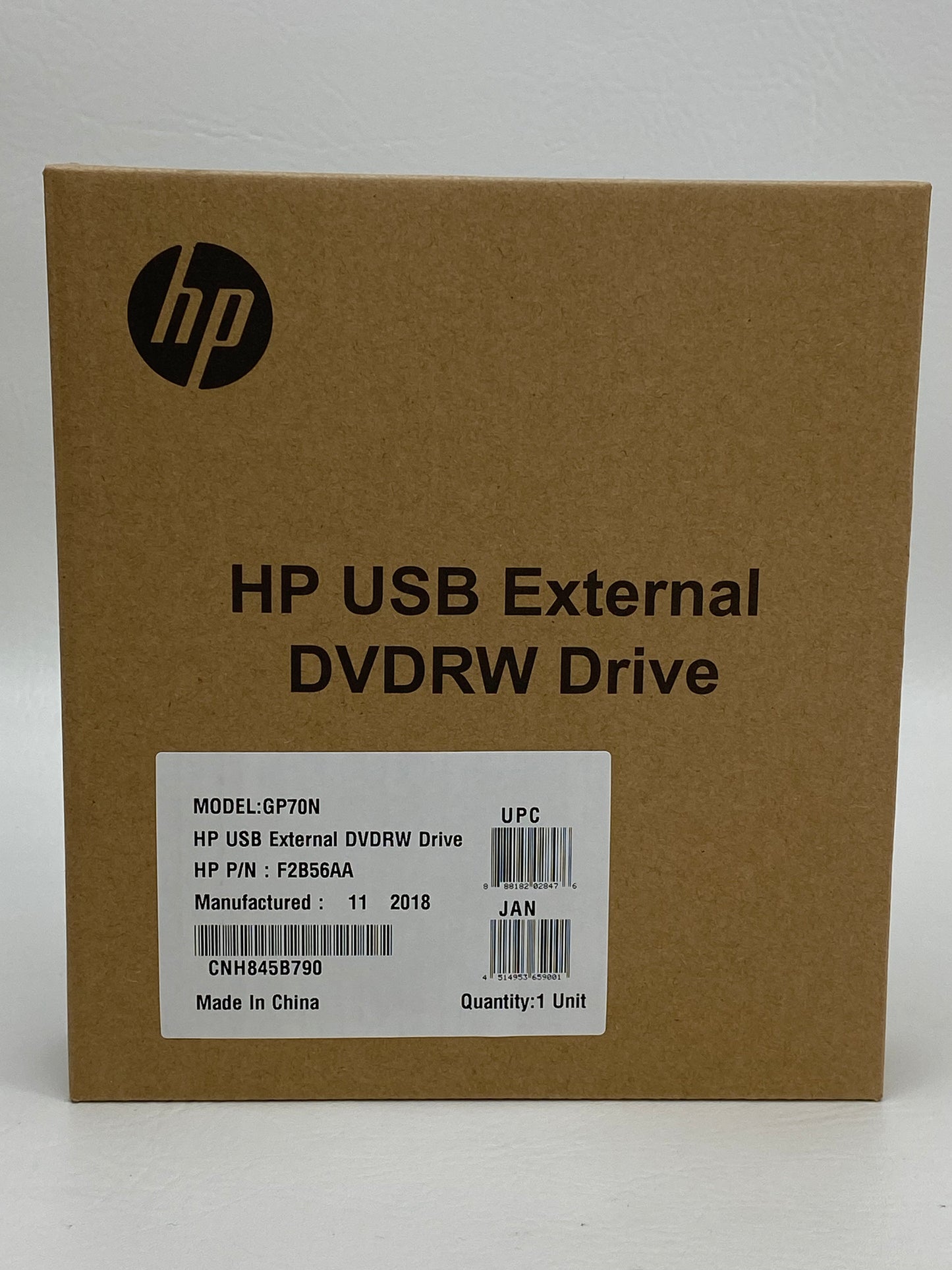 New HP USB External Drive DVDRW  External Drive F2B56AA