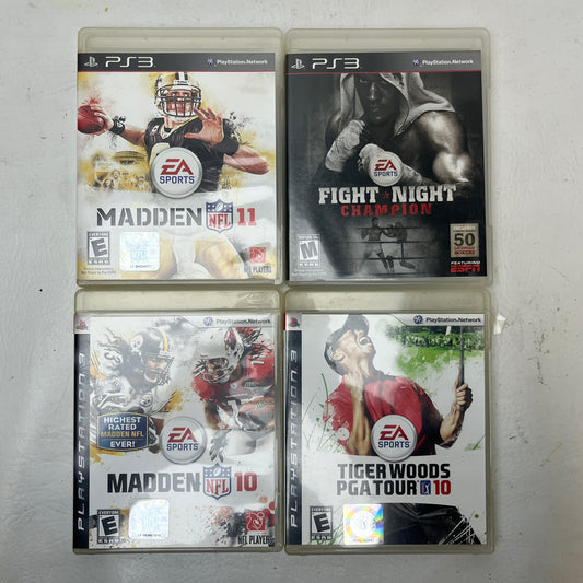 Lot of 4 Games Sony PlayStation 3 PS3 